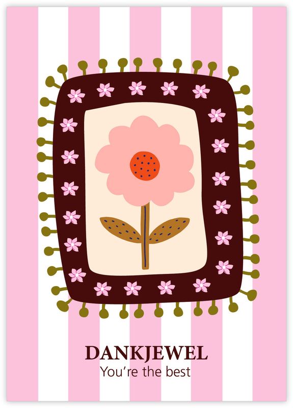 Kaart - Dankjewel you're the best