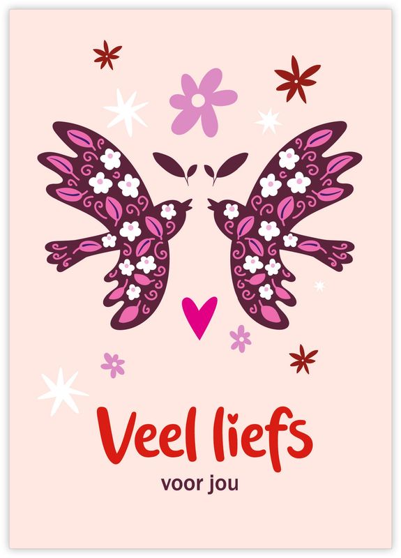 Kaart - Veel liefs voor jou