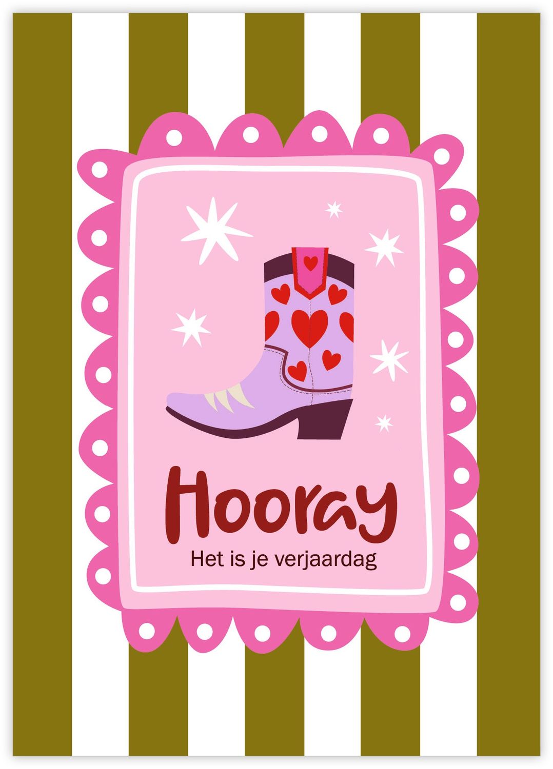 Kaart - Hooray het is je verjaardag!
