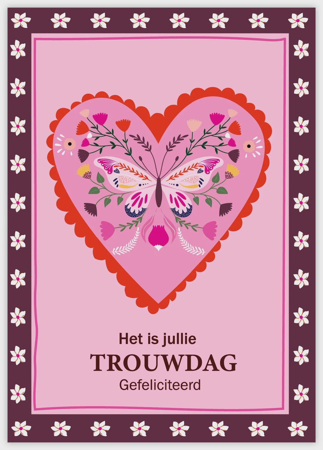 Kaart -  Het is jullie trouwdag!