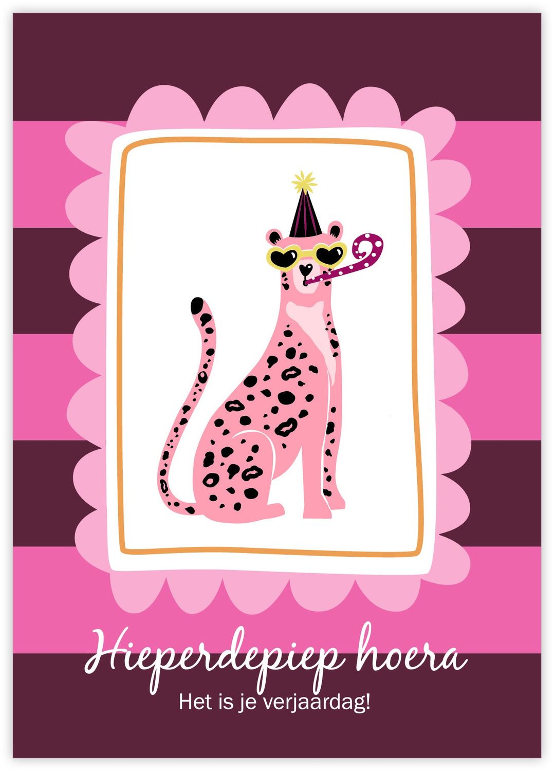 Kaart - Hieperdepiep hoera