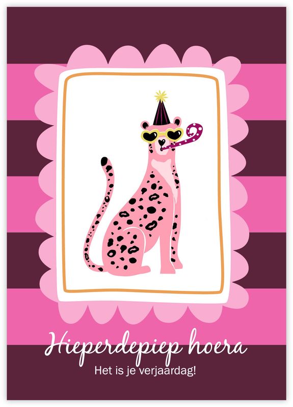 Kaart - Hieperdepiep hoera