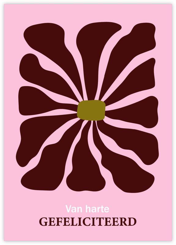 Kaart - Van Harte Gefeliciteerd