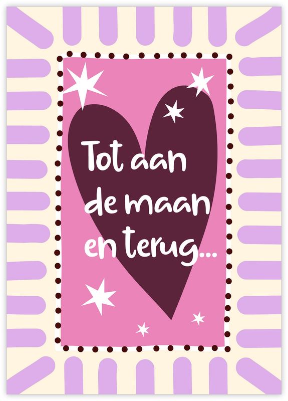 Kaart - Tot aan de maan en terug