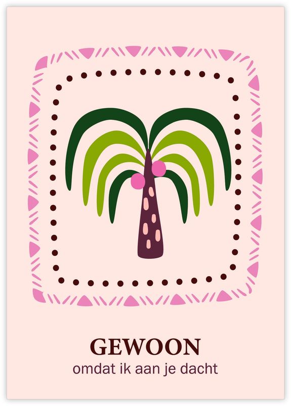 Kaart - Gewoon omdat ik aan je dacht