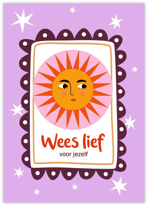 Kaart - Wees lief voor jezelf