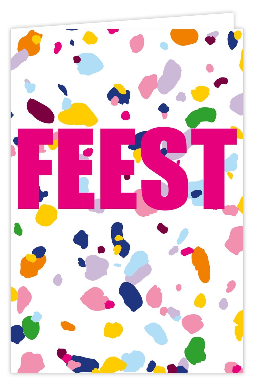 Wenskaart incl envelop - FEEST