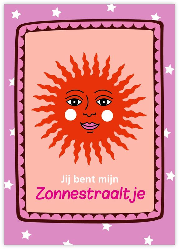 Kaart - Jij bent mijn zonnestraaltje