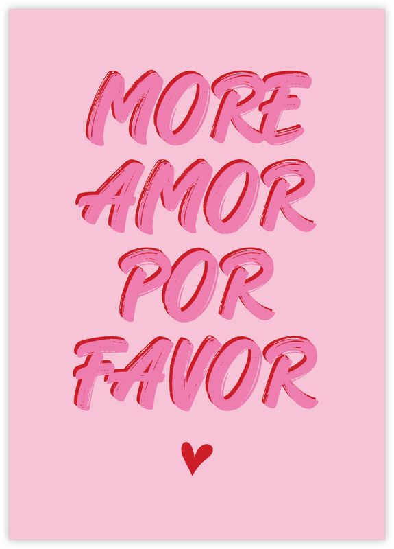 Kaart - More Amore Por Favor