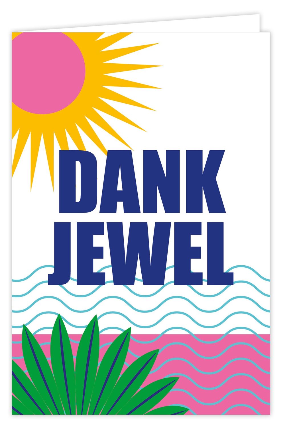 Wenskaart incl envelop - Dankjewel