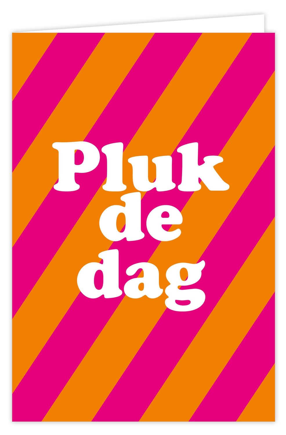Wenskaart incl envelop - Pluk de dag