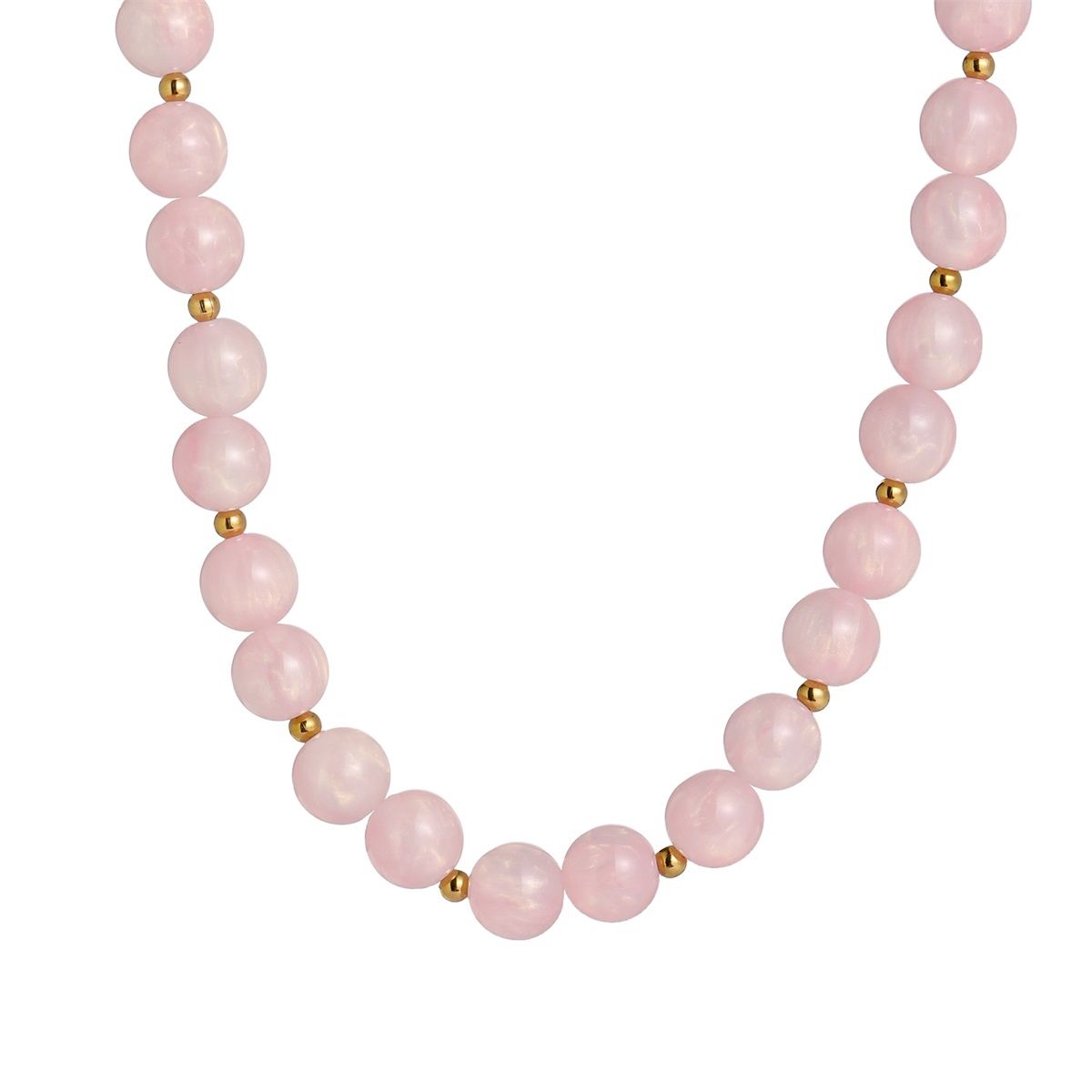 Glamour Stones Necklace - Summer Pink