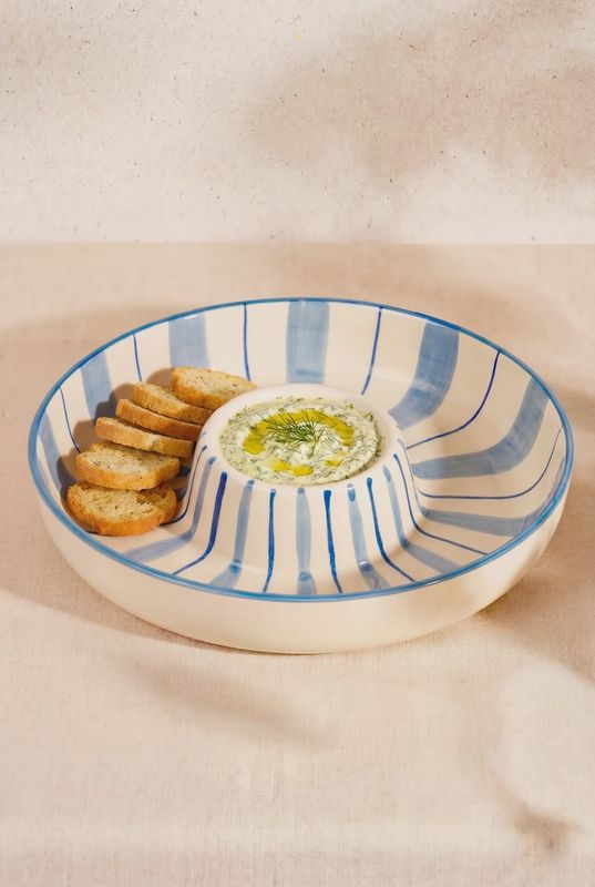 CHIP 'N DIP BOWL - Lightblue