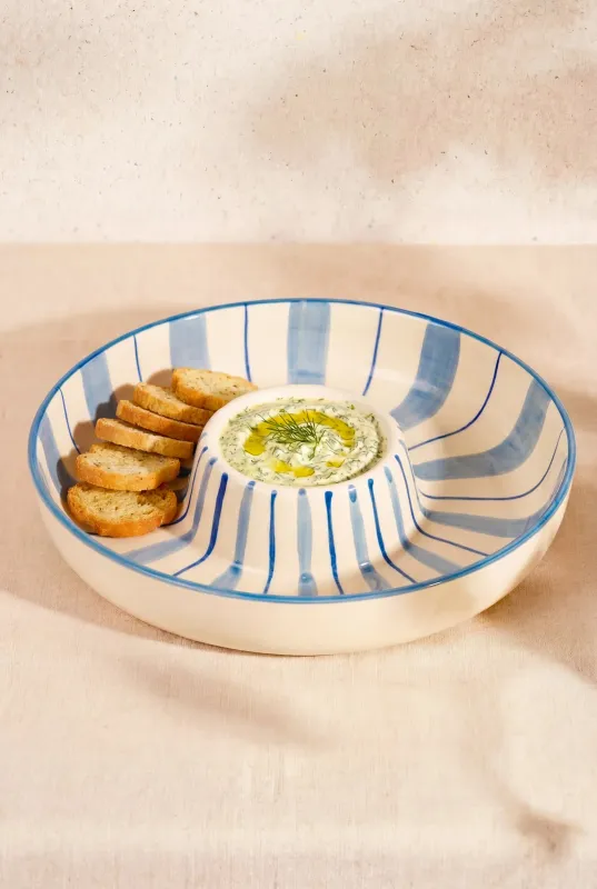 CHIP 'N DIP BOWL - Lightblue