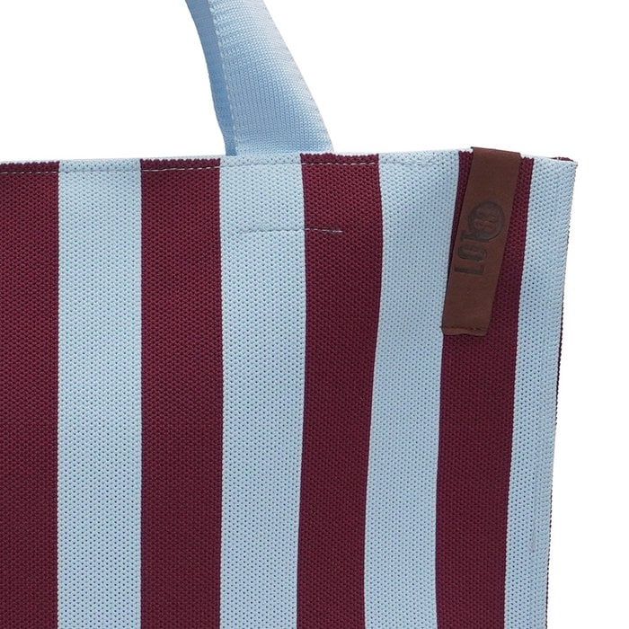 Lot83 Shopper Lara 97 - Light Blue / Burgundy