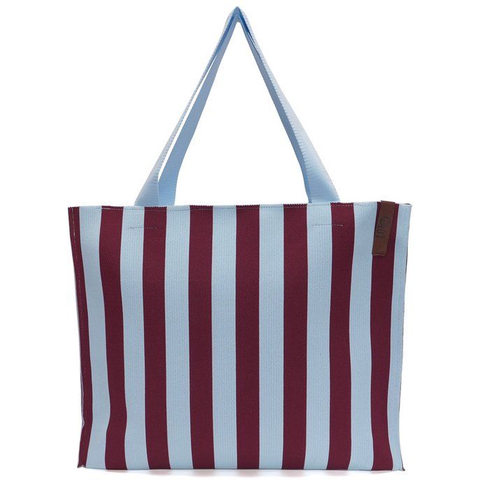 Lot83 Shopper Lara 97 - Light Blue / Burgundy