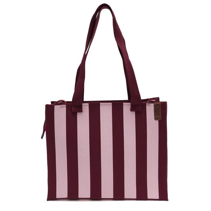 Lot83 Tote Bag Femke 41 - Light Pink / Burgundy