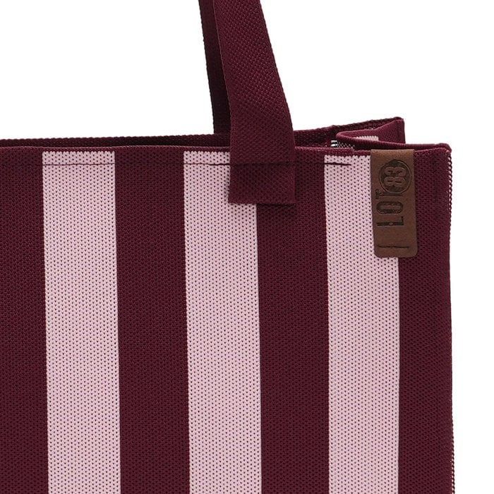 Lot83 Tote Bag Femke 41 - Light Pink / Burgundy