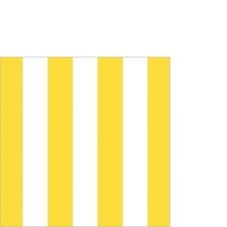 Servet Yellow Stripes - 12,5 x 12,5