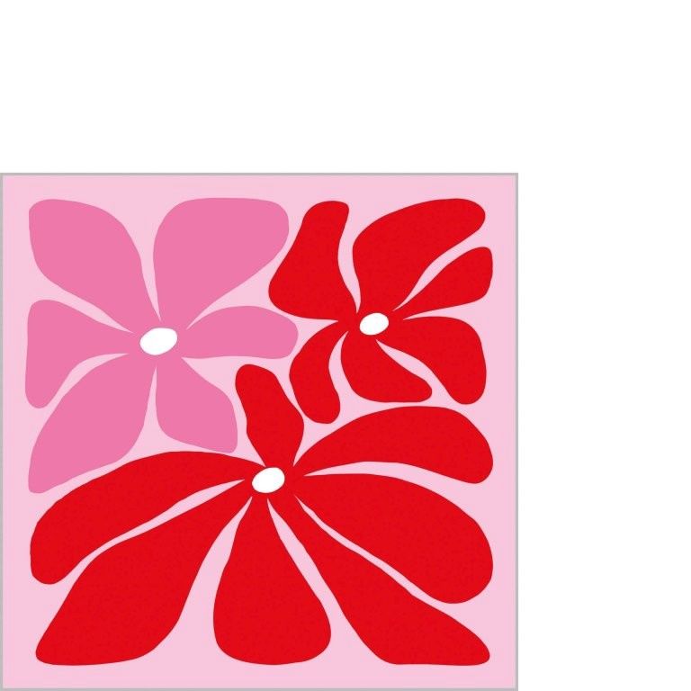 Servet Floralie - 12,5 x 12,5