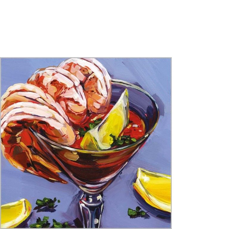 Servet Chrimp Cocktail - 12,5 x 12,5