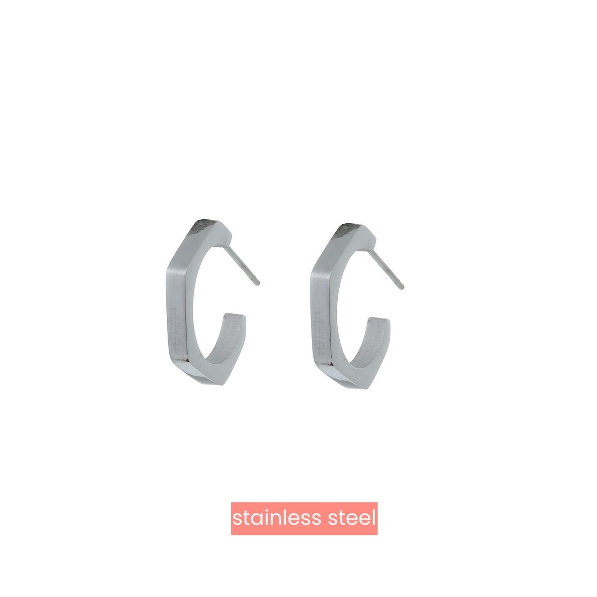 Hooked Hoop - Silver