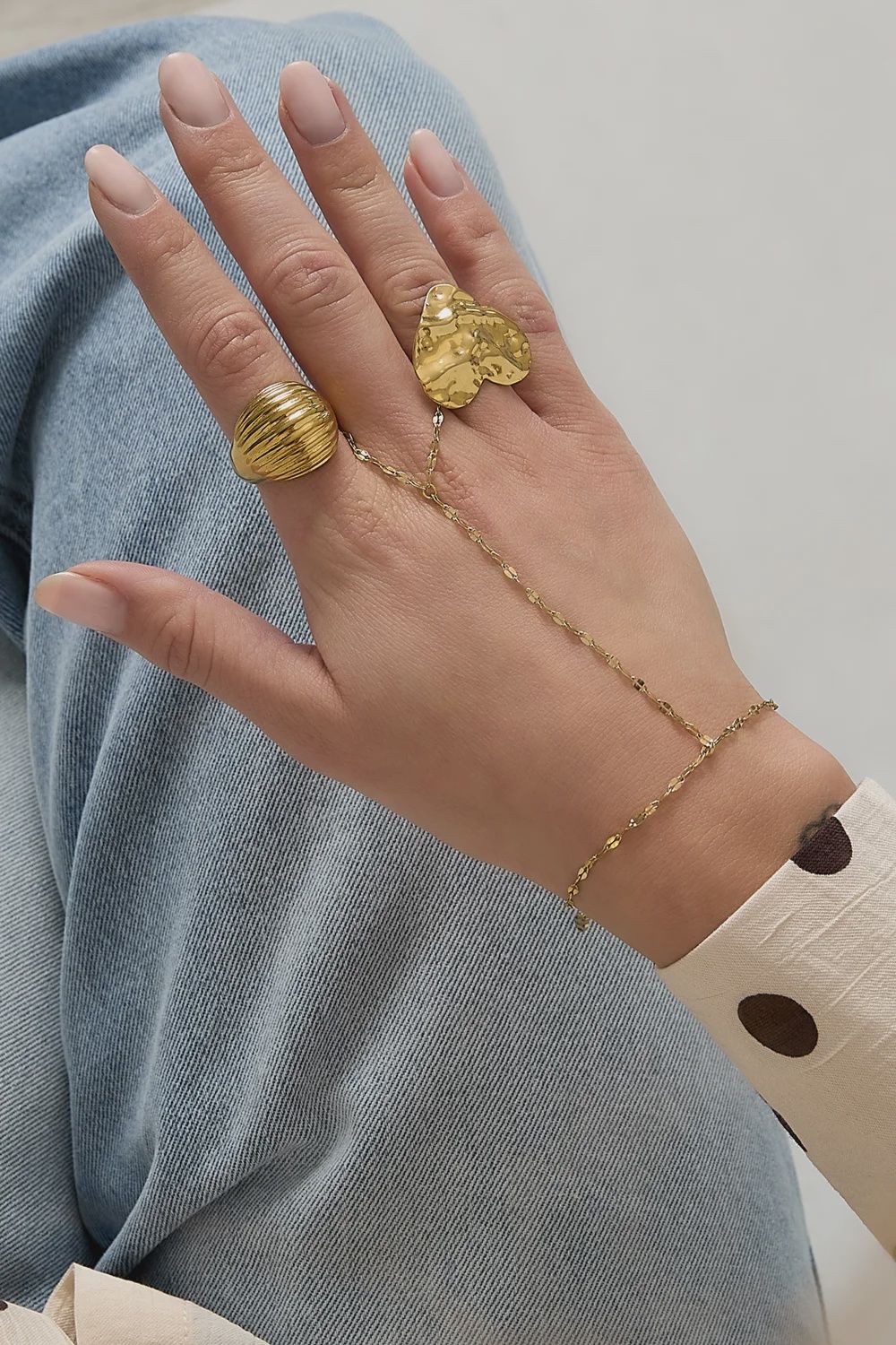 Handchain Chunky - Gold