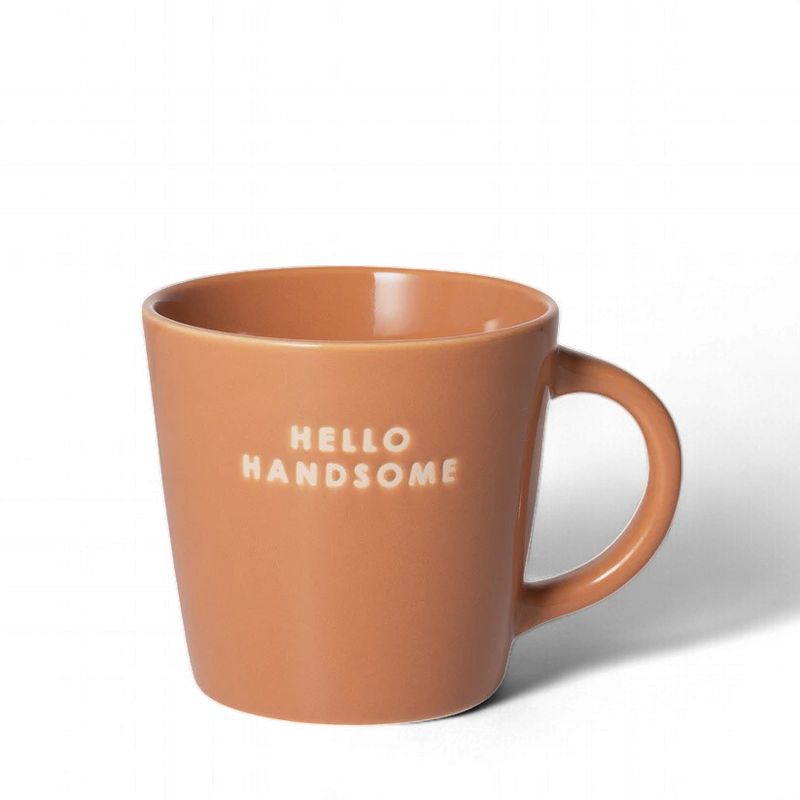 Cappuccino Cup Ceramics - Hello Handsome 250ml