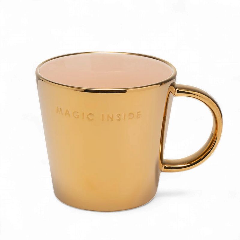 Tea Cup Ceramics Magic Inside - Gold 350ml