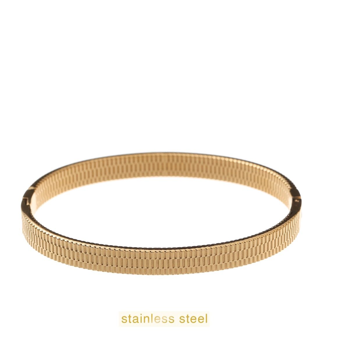 Textured Bangle - Gold