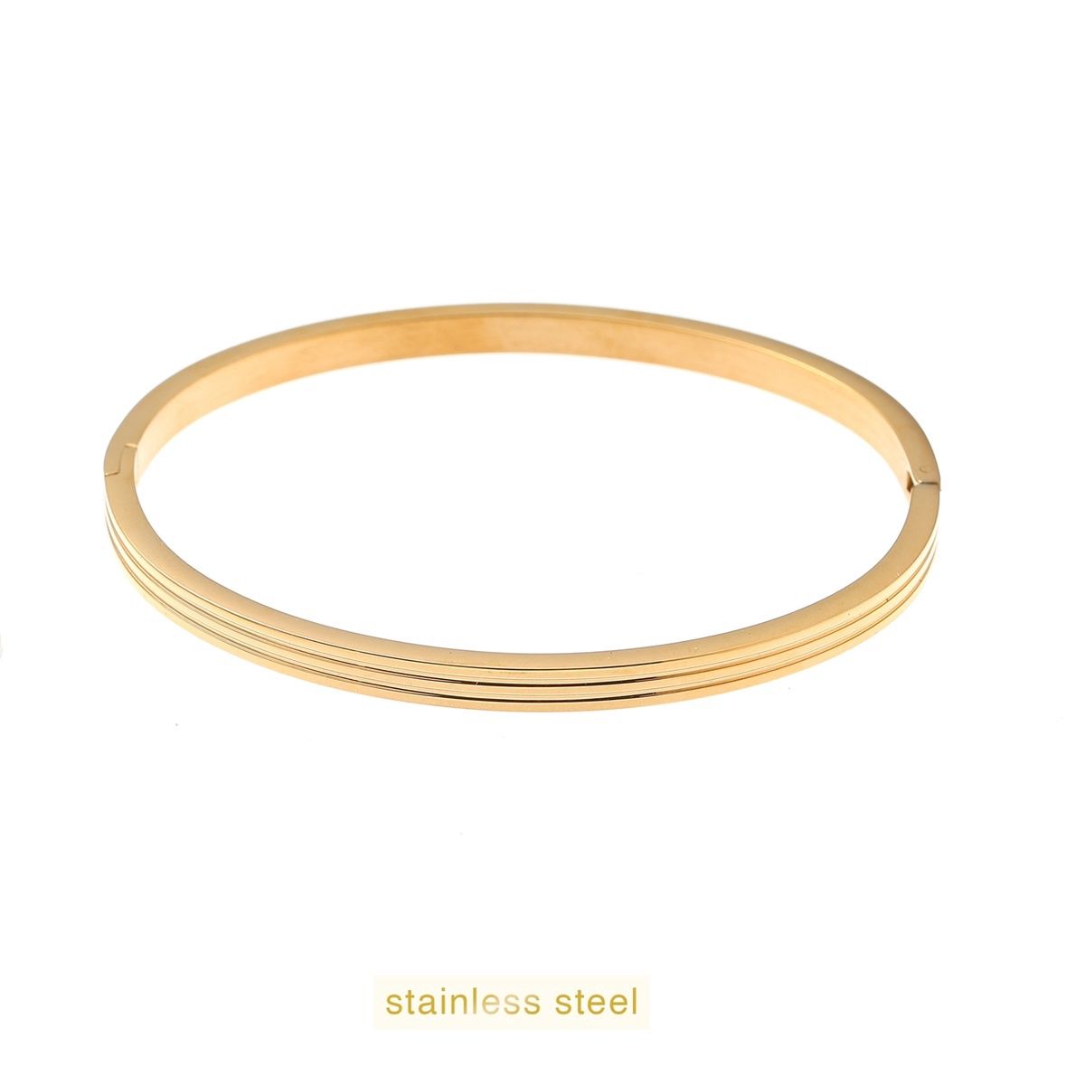 6 Stones Bangle - Gold
