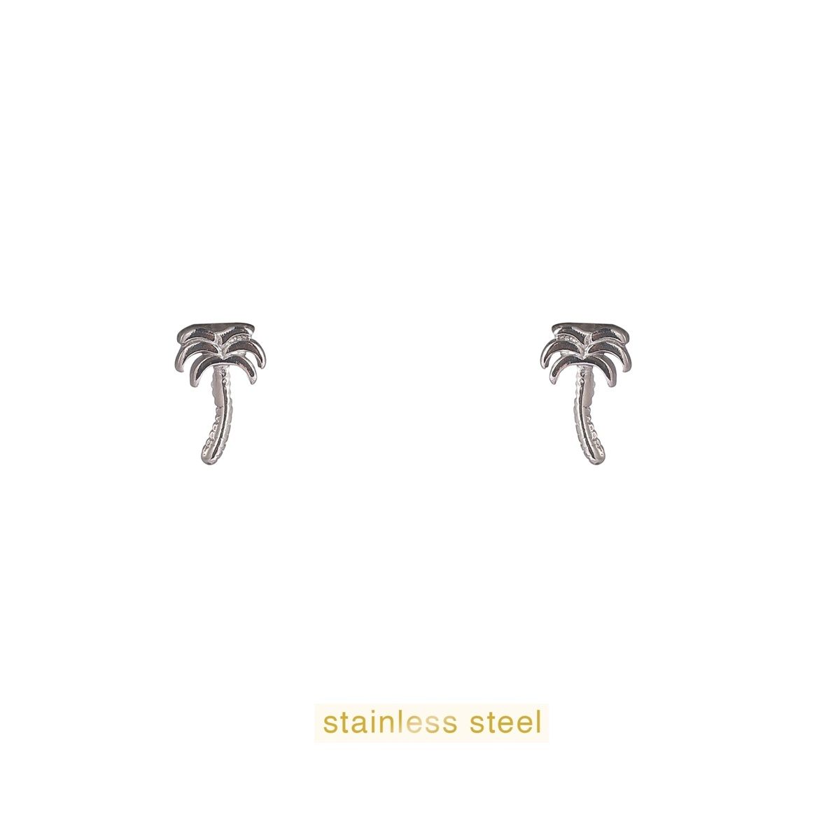 Palmtree Stud - Silver