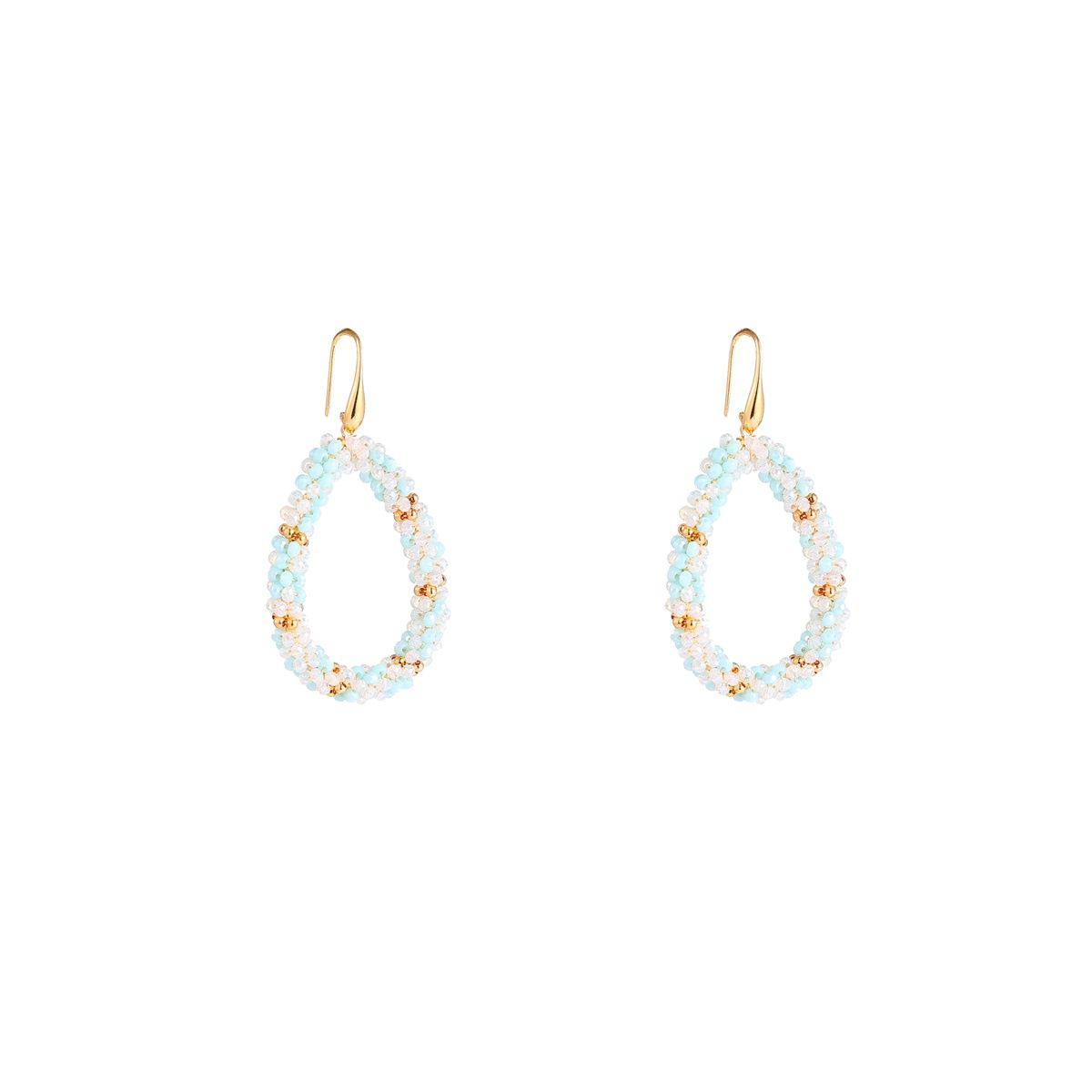 Drop Dangle - Gold / Blue Sky