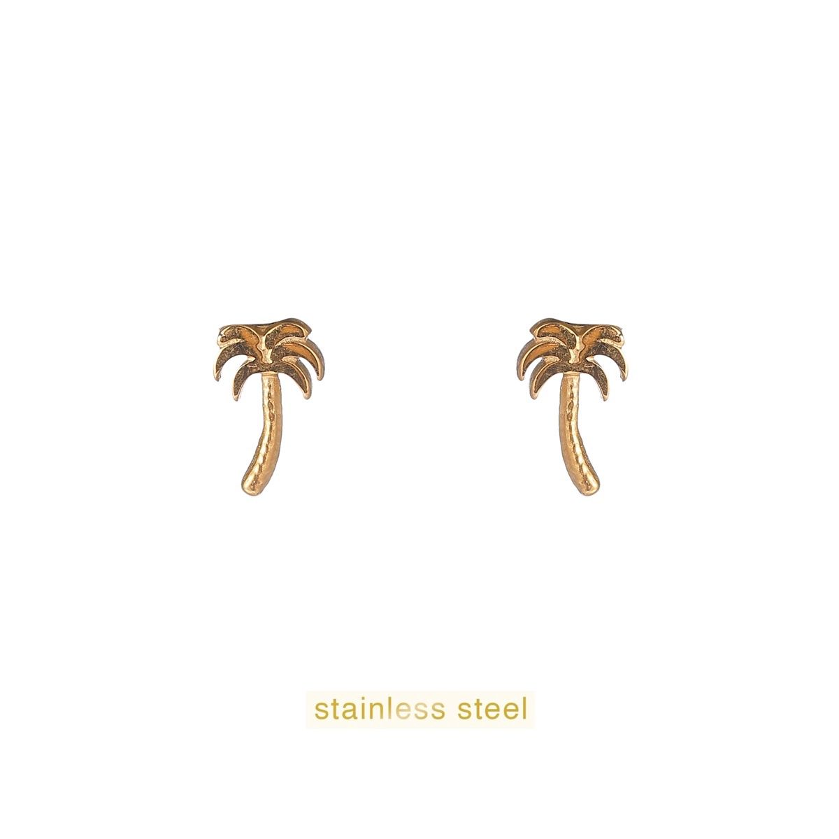 Palmtree Stud - Gold