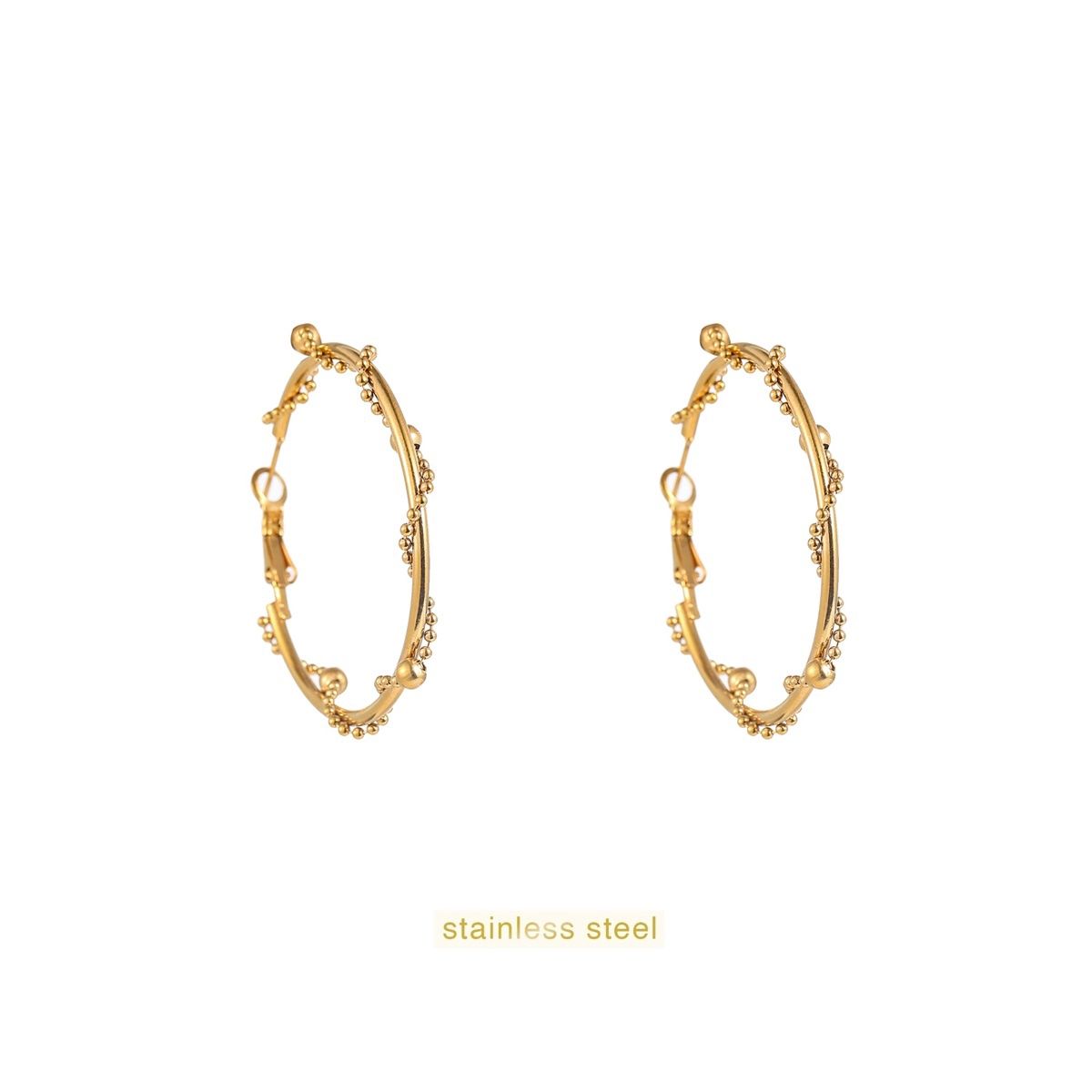 Twined Hoop - Gold