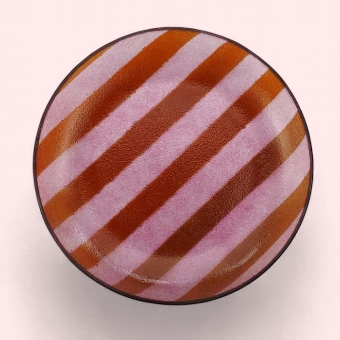 Glazen Schaal - Roze