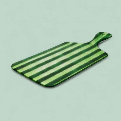 Glazen Borrelplank - Groen M