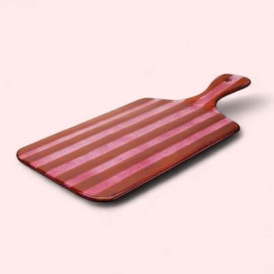 Glazen Borrelplank - Roze M