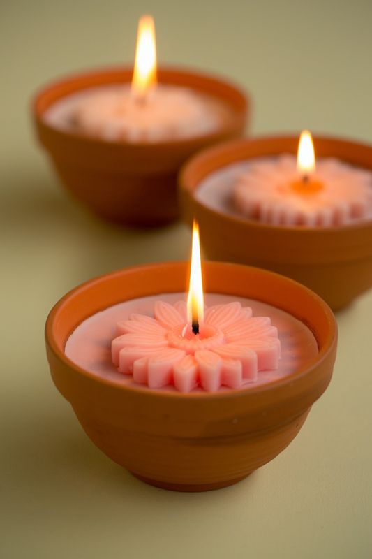 Outdoor Flower Bowl Candle  - Cherry Blossom