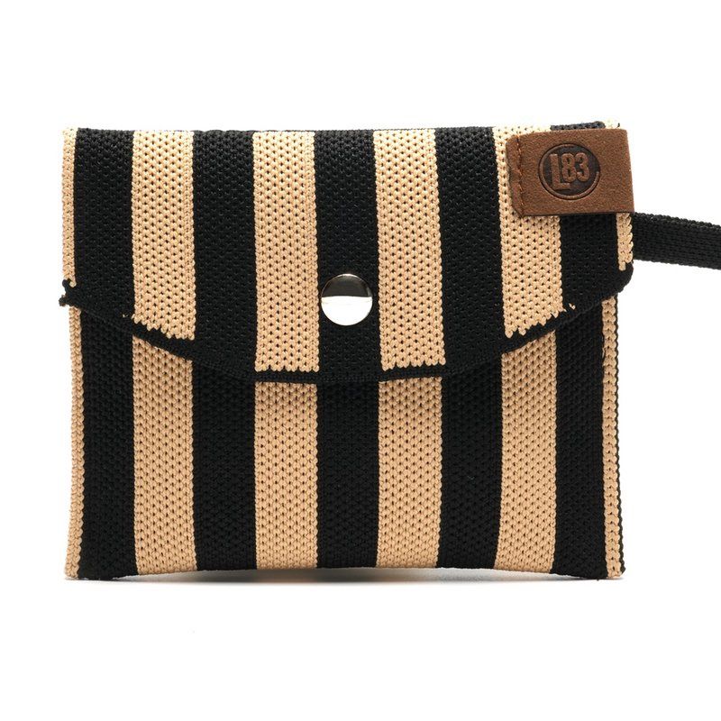 Lot83 Wallet Julia 17 -  Beige / Zwart