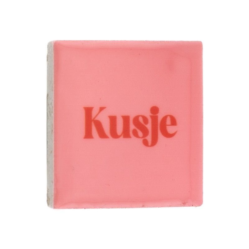 Magneet Tegeltje - Kusje