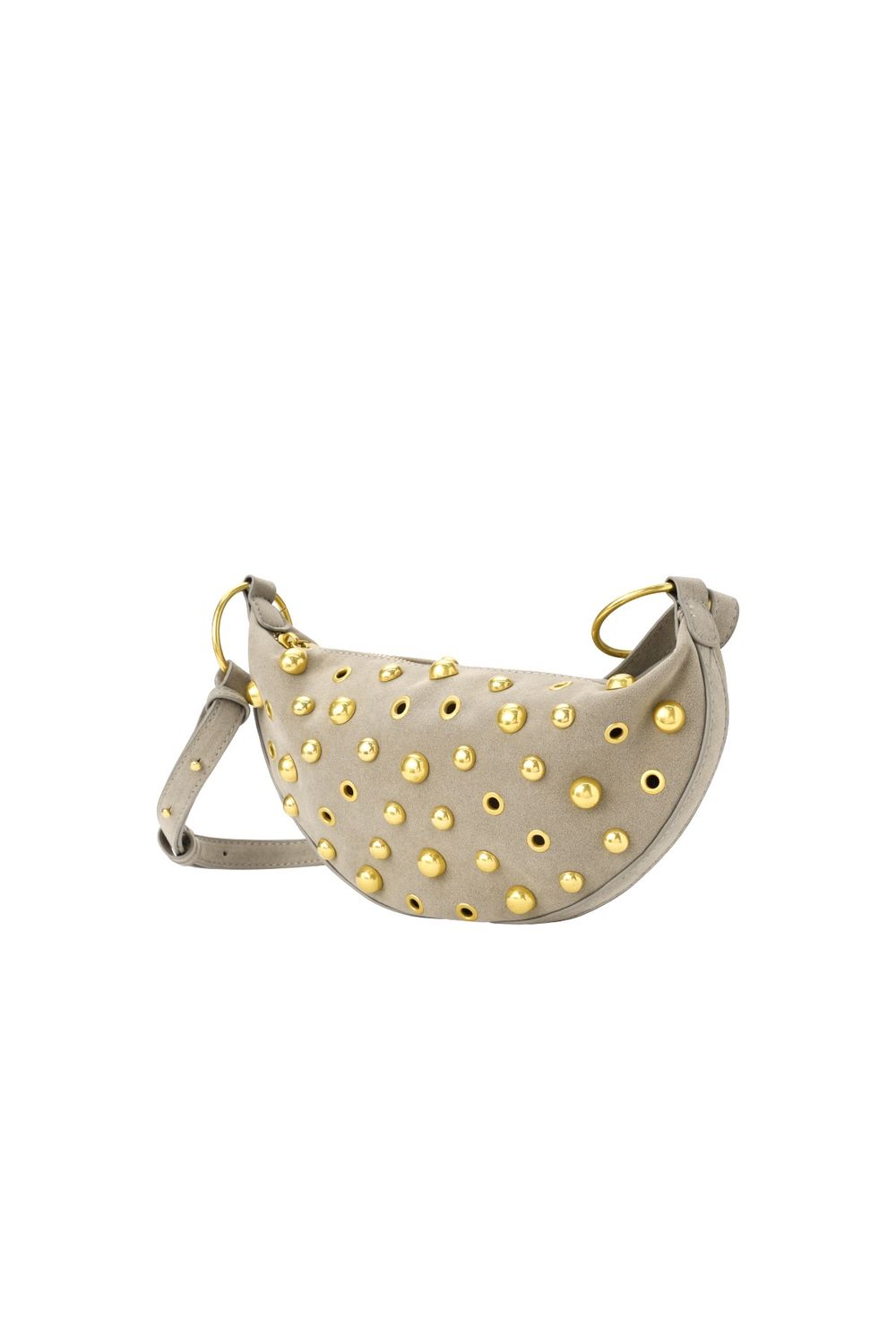 Schouder tasje - Beige / Gouden Studs