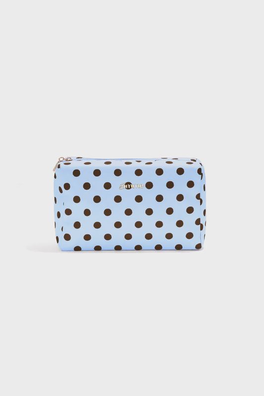 Make Up Tasje Polkadots - Blauw