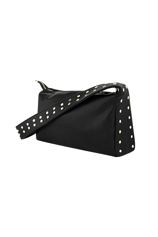 Tas Babe on the Run  - Zwart / Gouden Studs