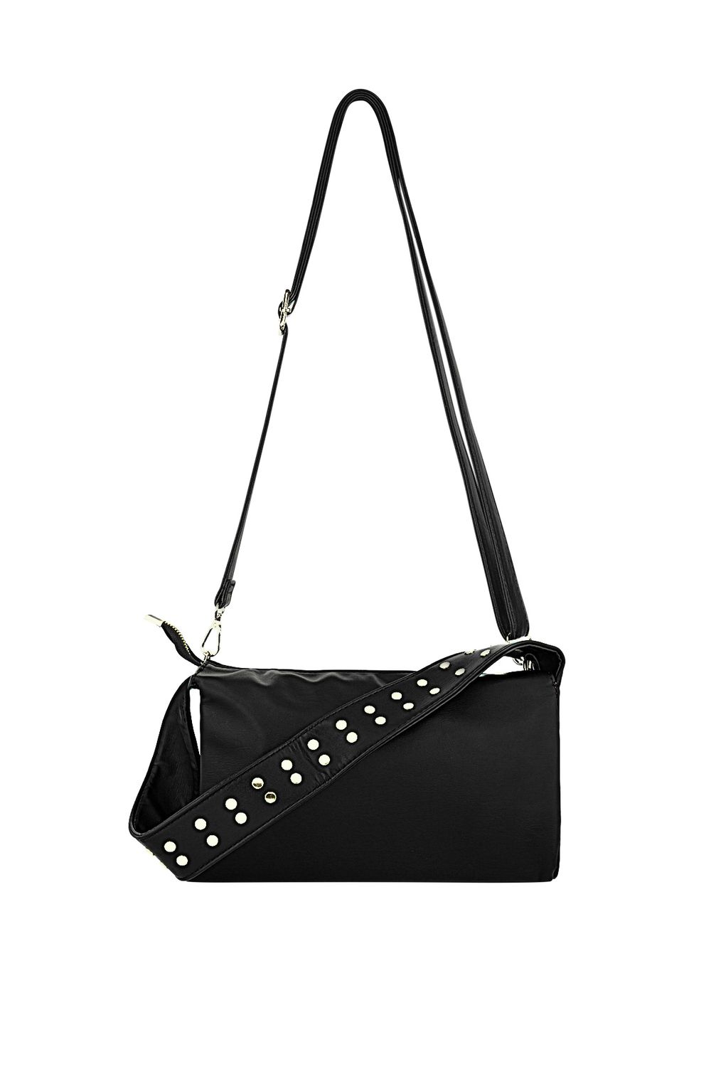 Tas Babe on the Run  - Zwart / Gouden Studs
