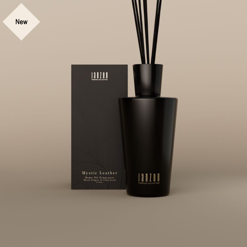Home Fragrance Sticks Mystic Leather | PREMIUM BLACK