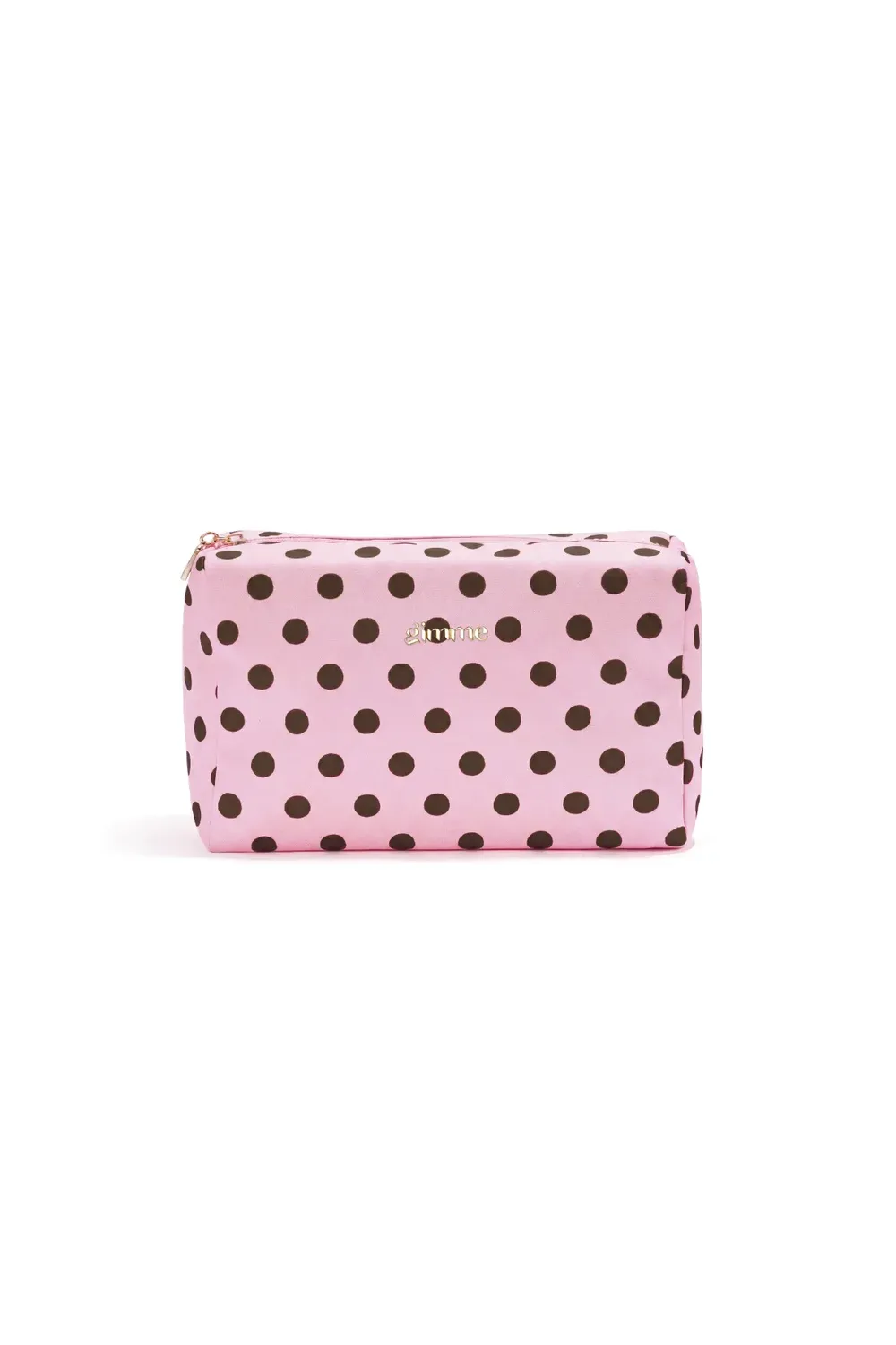 Make up Tasje Polkadots - Roze / Bruin