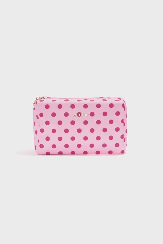 Make up Tasje Polkadots - Donker Roze