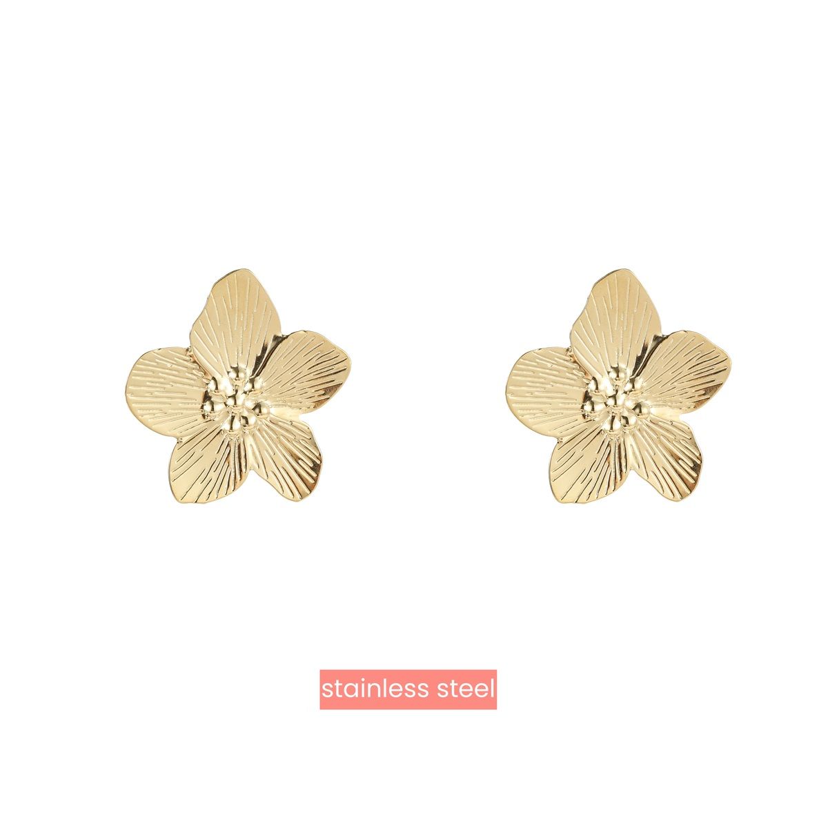 Full Flower Stud - Gold