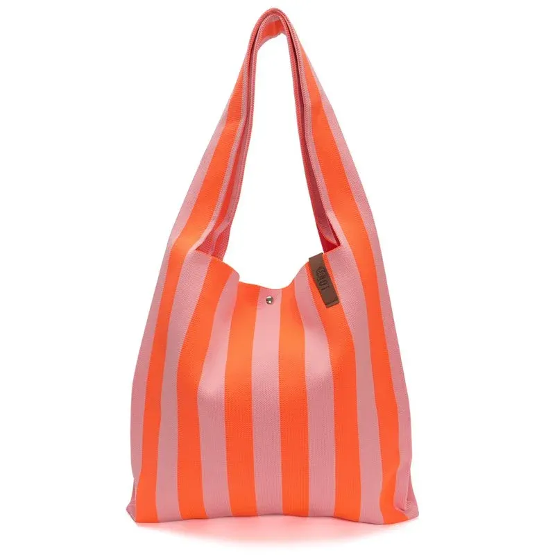Lot83 Shopper Lois 58 - Licht roze / oranje